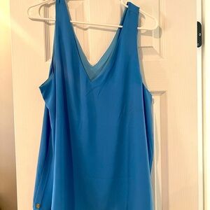 EUC LILLY PULITZER Florin Reversible Top BOCA BLUE XL